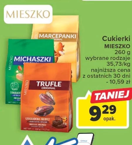 Mieszko Trufle Original Cukierki z rumem w czekoladzie 230 g