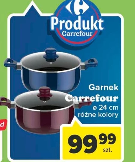Garnek z pokrywką Carrefour