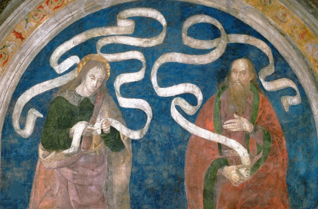 Fresk przedstawiający Szymona Apostoła i proroka Malachiasza znajduje się w Watykanie