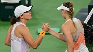 Jelena Rybakina po meczu półfinałowym w Indian Wells z Igą Świątek