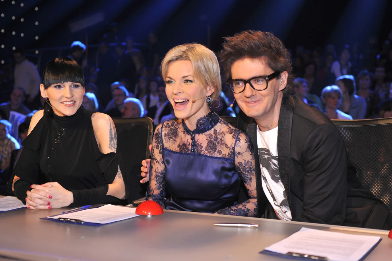 Agnieszka Chylińska, Małgorzata Foremniak i Kuba Wojewódzki w programie "Mam talent" (2009 r.) Agnieszka Chylińska, Małgorzata Foremniak i Kuba Wojewódzki w programie "Mam talent" (2009 r.)