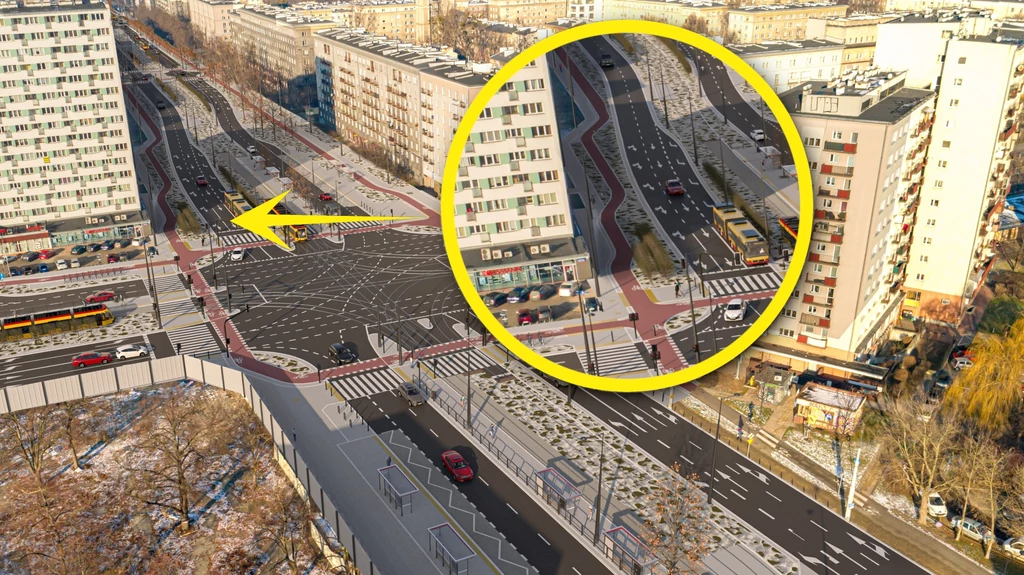 Warszawa chce wybudować przy Dworcu Zachodnim podziemną trasę tramwajową. Uwagę internautów zwróciły jednak nie tramwaje, a fantazyjnie poprowadzona ścieżka rowerowa