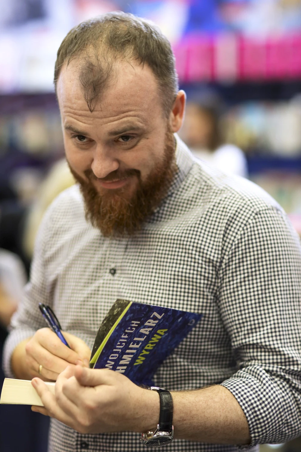 Wojciech Chmielarz - autor książki "Wyrwa"