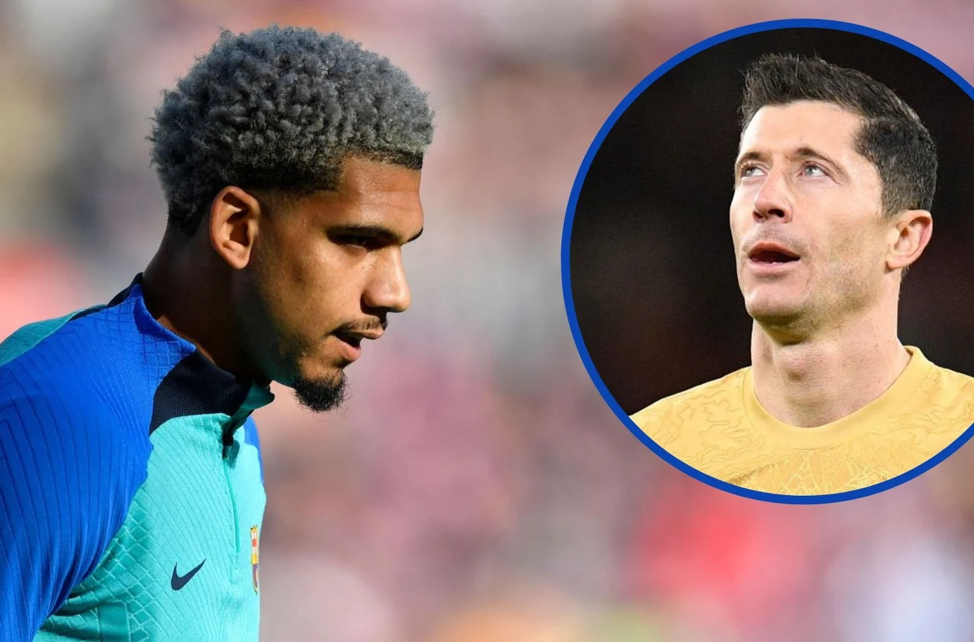 Ronald Araujo i Robert Lewandowski Ronald Araujo i Robert Lewandowski