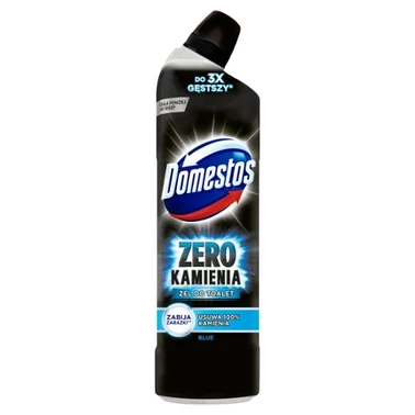 Domestos Zero Kamienia Blue Żel do toalet 750 ml - 0