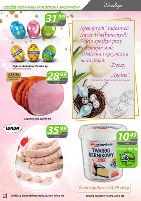 PSS Społem Poznań - oferta na Wielkanoc