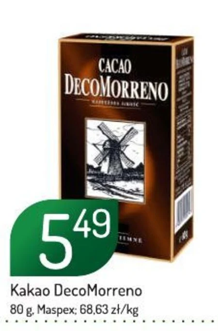 DecoMorreno Kakao o obniżonej zawartości tłuszczu 80 g