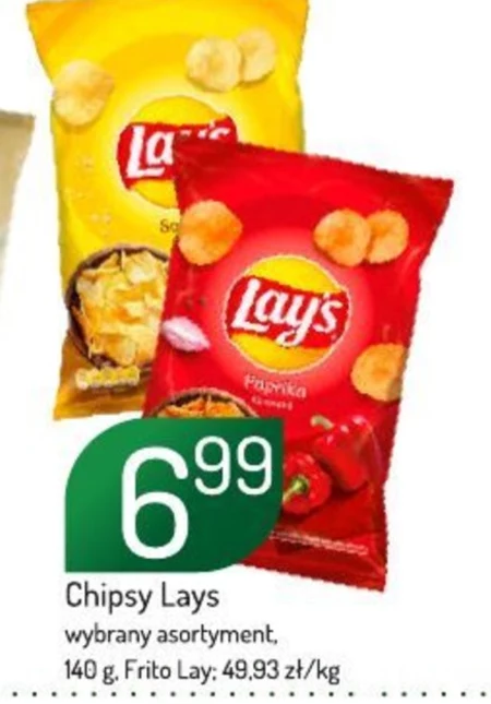 Lay's Chipsy ziemniaczane o smaku papryki 140 g