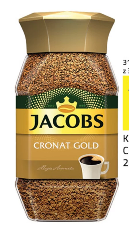 Jacobs Cronat Gold Kawa rozpuszczalna 200 g