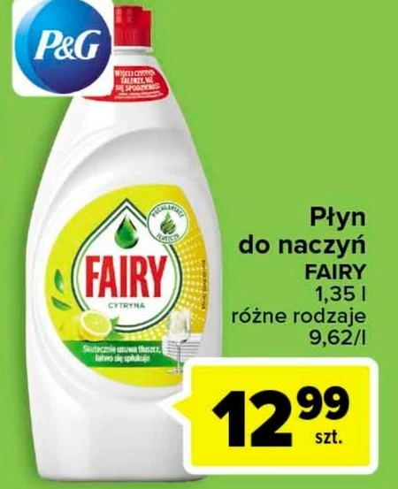 Fairy Cytryna Płyn do mycia naczyń 1,35 l