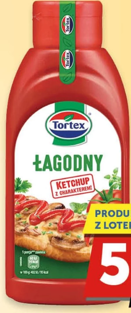 Tortex Ketchup łagodny 470 g