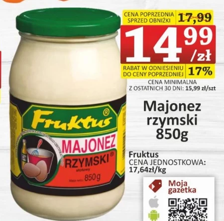 Majonez Fructus