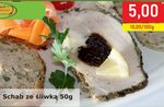 Schab nadziewany śliwką