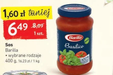Barilla Basilico Sos pomidorowy z bazylią 400 g