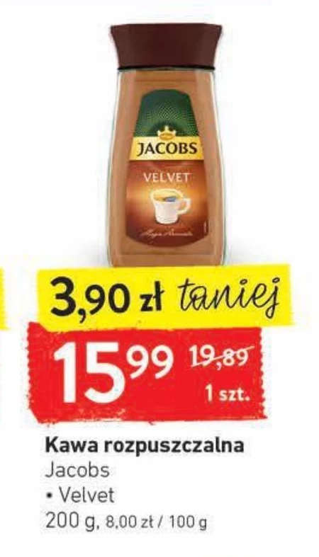 Jacobs Velvet Crema Kawa rozpuszczalna 200 g