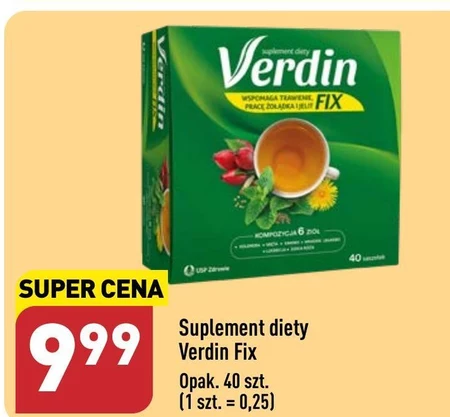 Verdin Fix Suplement diety kompozycja 6 ziół 72 g (40 x 1,8 g)