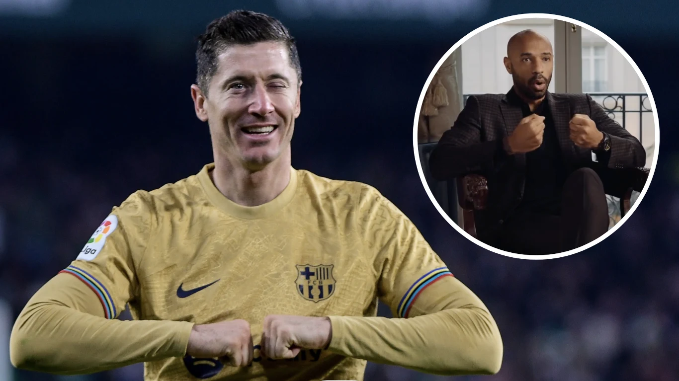 Thierry Henry pojawił się w filmie dokumentalnym o Robercie Lewandowskim Thierry Henry pojawił się w filmie dokumentalnym o Robercie Lewandowskim
