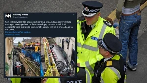 19-latek prowadził pod wpływem alkoholu (Twitter/@MotoringNomad)