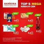 Barbora - TOP 5 mega niskich cen