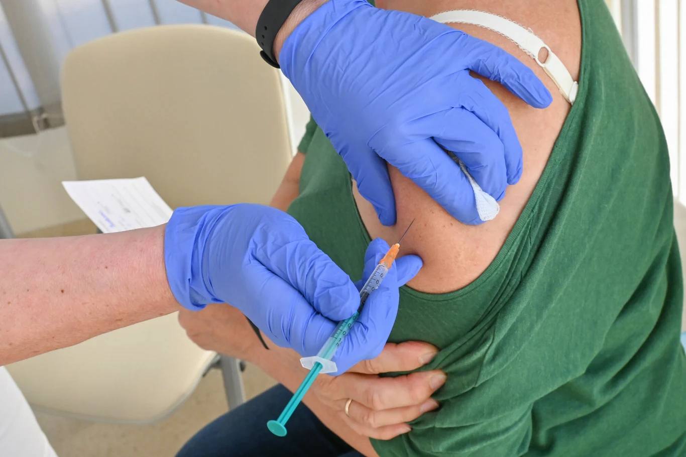 Szczepienie przeciwko Covid-19. Zdj. ilustracyjne Szczepienie przeciwko Covid-19. Zdj. ilustracyjne