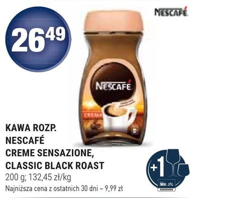 Nescafé Crema Kawa rozpuszczalna 200 g
