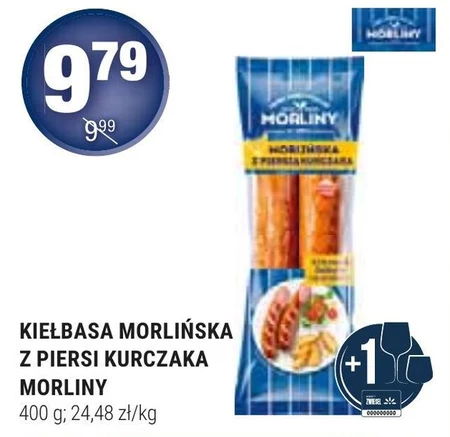 Morliny Kiełbasa morlińska z piersią kurczaka 400 g