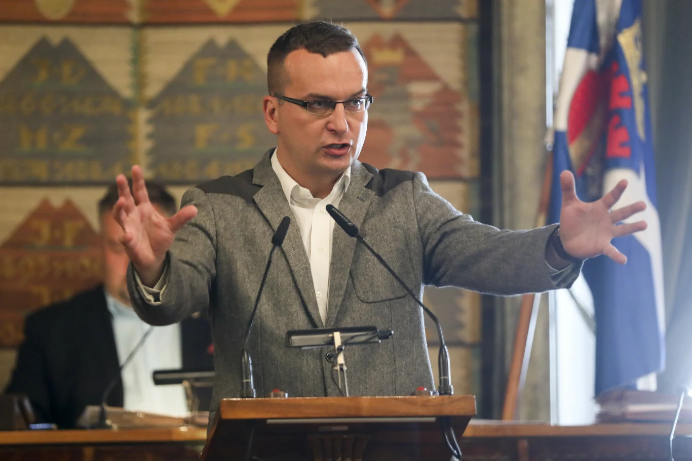 Krakowski radny Łukasz Wantuch