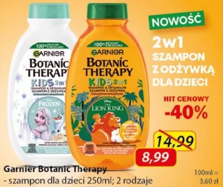 Garnier Botanic Therapy Szampon odbudowujący miód akacjowy i wosk pszczeli 400 ml