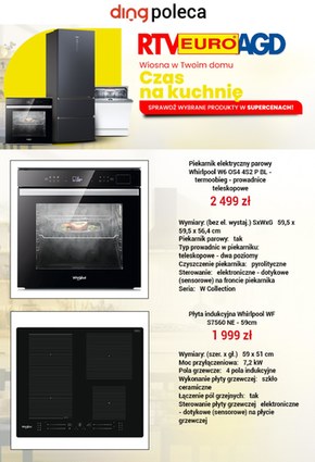 RTV EURO AGD - czas na kuchnię - Ding Poleca Marzec 2023