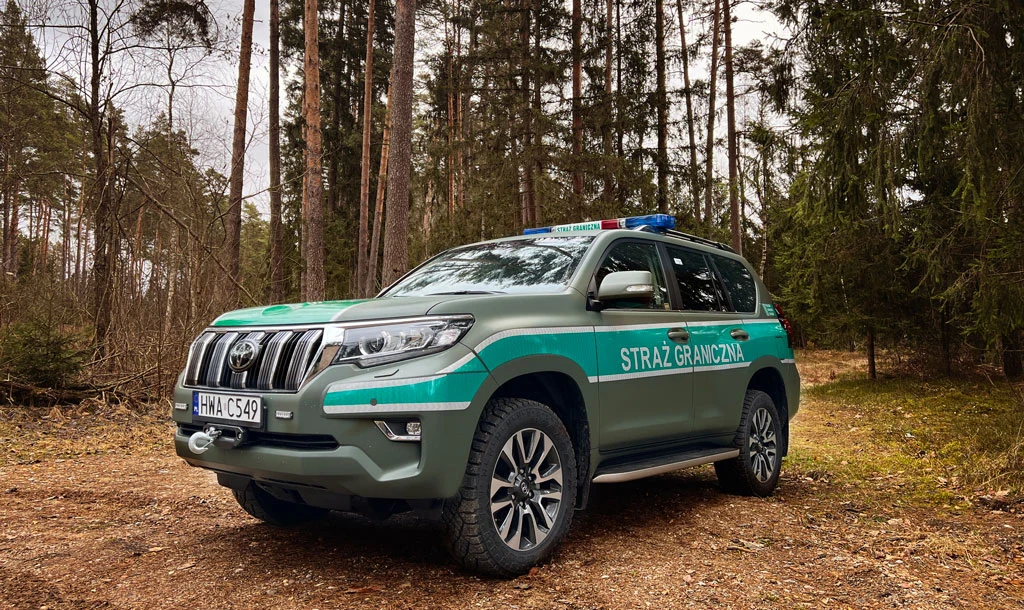 Nowe Toyoty Land Cruiser we flocie Straży Granicznej
