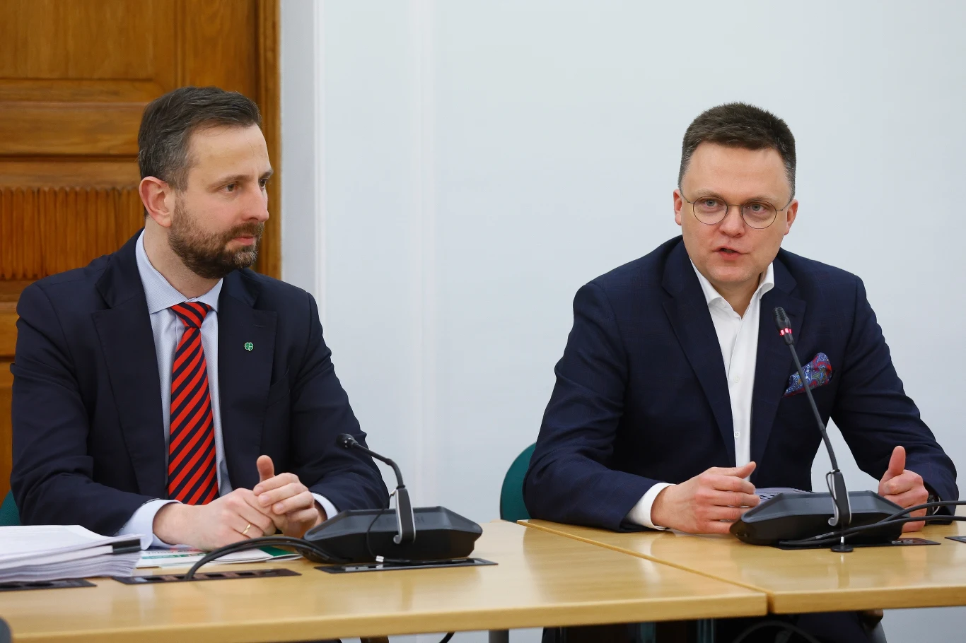 Władysław Kosiniak-Kamysz i Szymon Hołownia Władysław Kosiniak-Kamysz i Szymon Hołownia