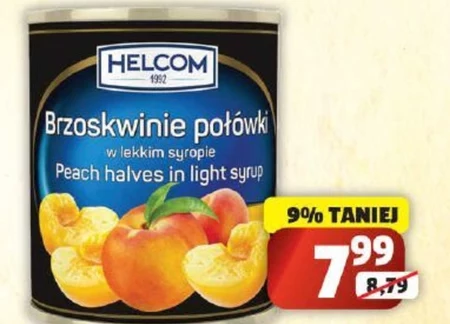 Brzoskwinie połówki Helcom