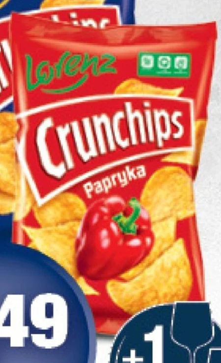 Crunchips Chipsy ziemniaczane o smaku papryka 140 g