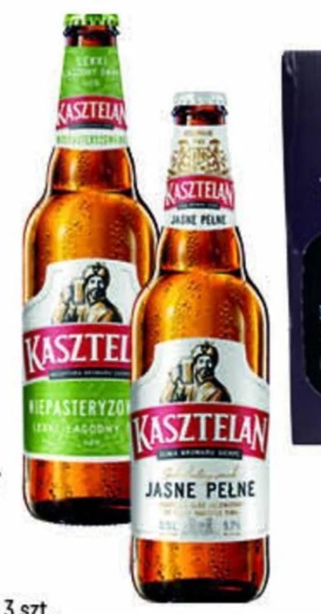 Kasztelan Piwo jasne niepasteryzowane 500 ml