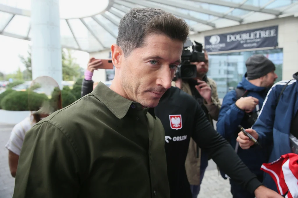 Robert Lewandowski na zgrupowaniu polskiej kadry Robert Lewandowski na zgrupowaniu polskiej kadry