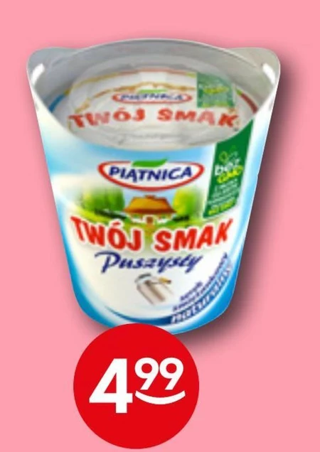 Piątnica Twój Smak Serek śmietankowy puszysty naturalny 150 g