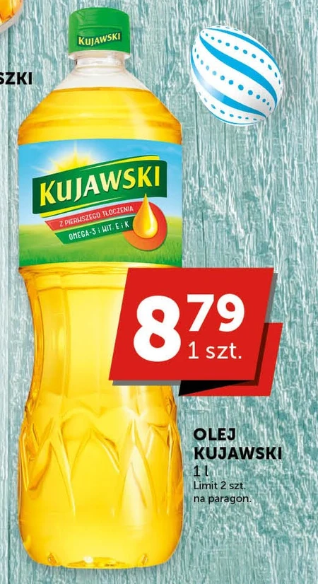 Kujawski Olej rzepakowy z pierwszego tłoczenia 1 l