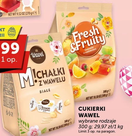 Wawel Michałki z Wawelu Cukierki białe 300 g