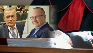 Na zdjęciu od lewej: szef Lubelskiej Izby Lekarskiej Leszek Buk i prezes Polskiego Radia Lublin Mariusz Deckert