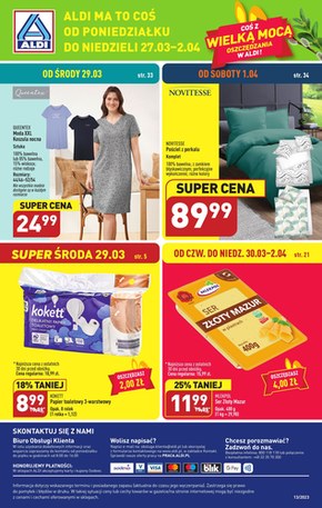 Aldi - przygotuj się do wiosny!