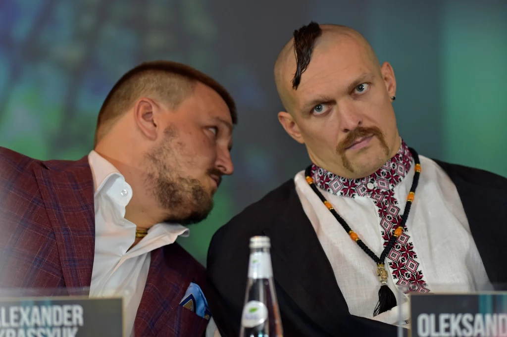 Aleksander Krasjuk i Ołeksandr Usyk Aleksander Krasjuk i Ołeksandr Usyk
