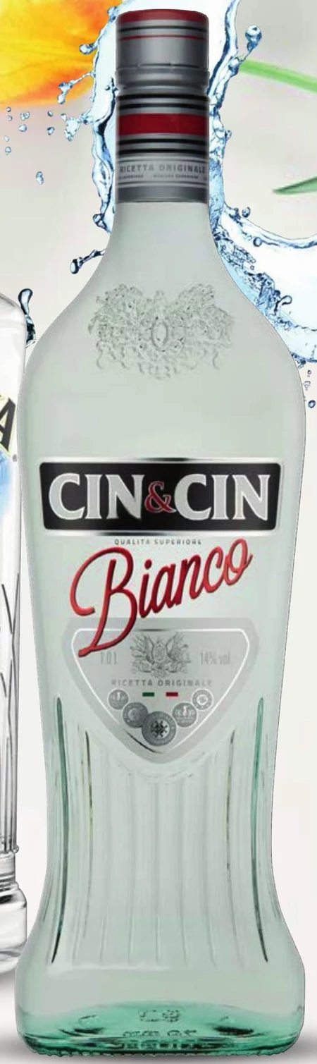 Cin&Cin Bianco Aromatyzowane wino białe słodkie 1 l