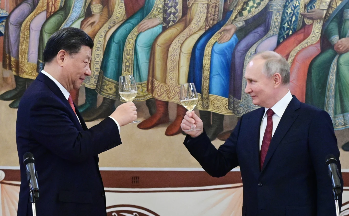 Xi Jinping i Władimir Putin Xi Jinping i Władimir Putin