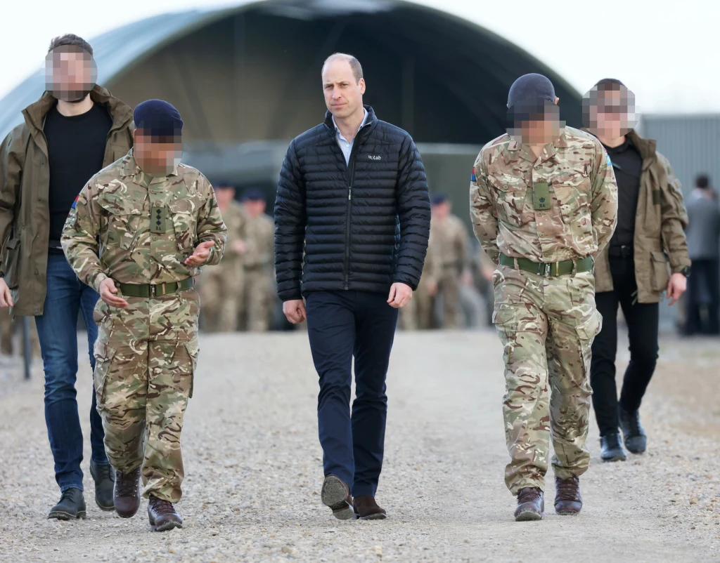 Książę William w bazie wojskowej w Polsce Książę William w bazie wojskowej w Polsce