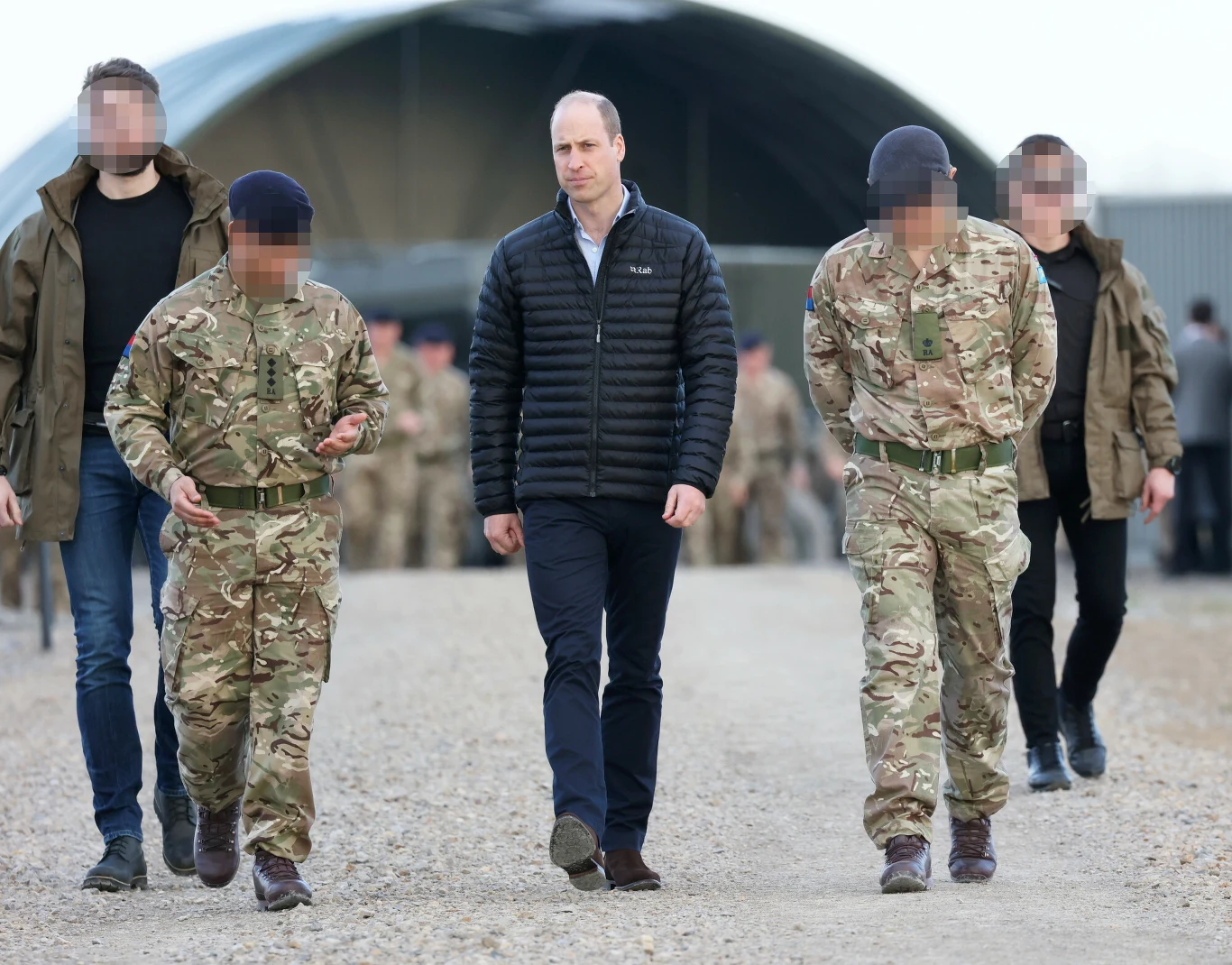 Książę William w bazie wojskowej w Polsce