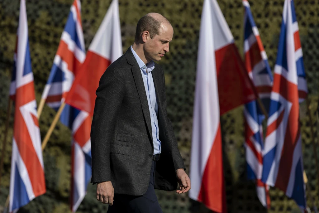 Książę William z wizytą w bazie wojskowej w Polsce Książę William z wizytą w bazie wojskowej w Polsce