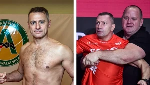 Piotr Świerczewski (z lewej) wyraził gotowość na powrót do oktagonu. Jego rywalem ma być Dariusz "Daro Lew" Kaźmierczuk 