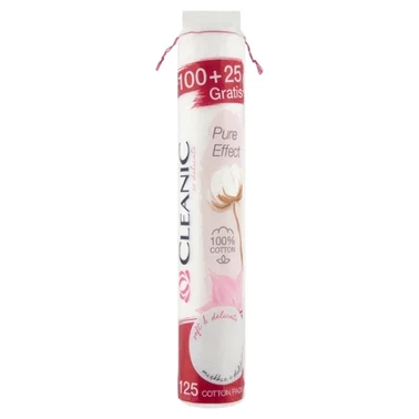Cleanic Pure Effect Płatki kosmetyczne 125 sztuk - 0