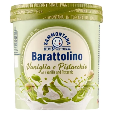 Sammontana Barattolino Lody o smaku waniliowym z nadzieniem pistacjowym 800 ml - 1