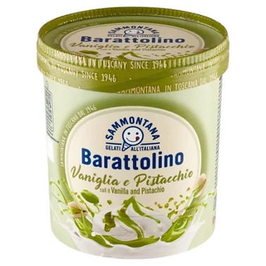 Sammontana Barattolino Lody o smaku waniliowym z nadzieniem pistacjowym 800 ml - 0